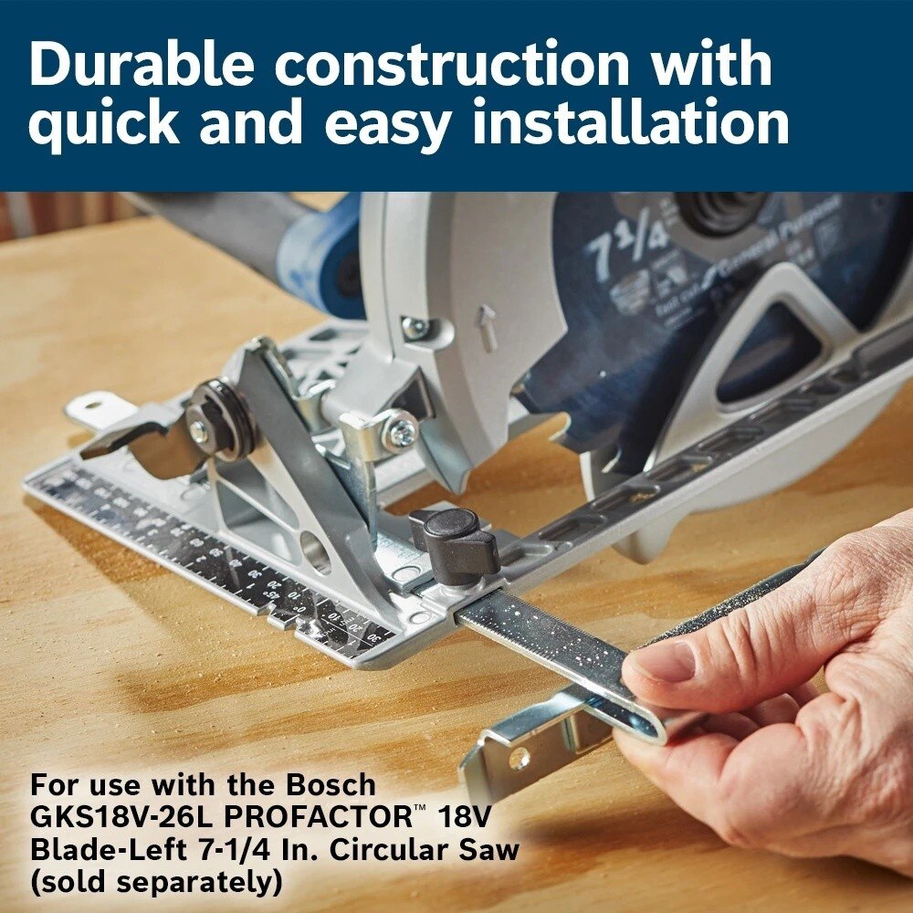 Bosch GKSLPG Blade Left Circular Saw Rip Fence for GKS18V-26L Circular Saw - 2