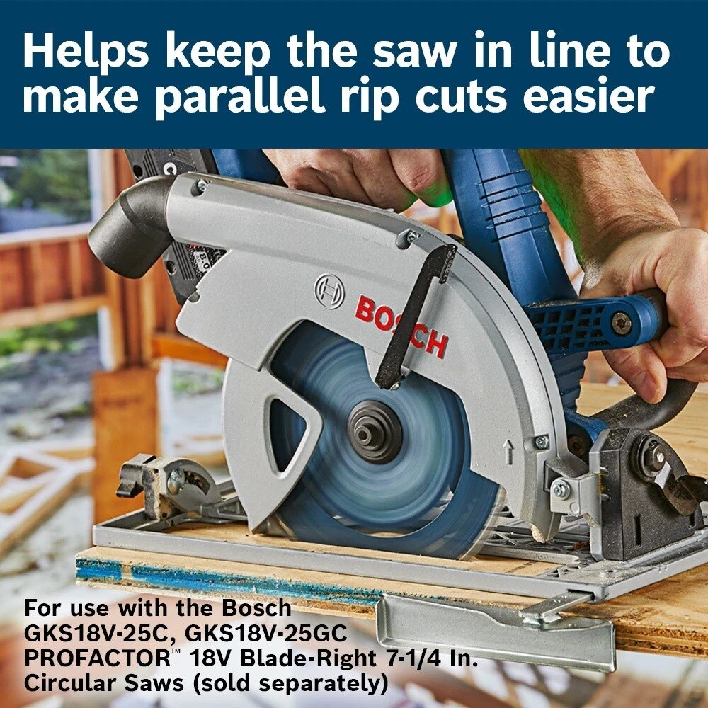 Bosch GKSRPG Circular Saw Rip Fence for GKS18V-25C and GKS18V-25GC Blade Right Circular Saws - 3