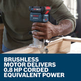 Bosch GLF18V-25N 18V Brushless Cordless Laminate Trim Router (Bare Tool) - 3