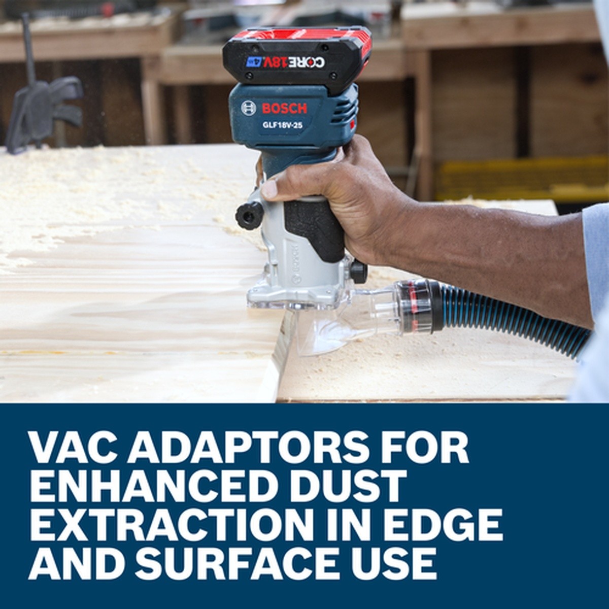 Bosch GLF18V-25N 18V Brushless Cordless Laminate Trim Router (Bare Tool) - 4