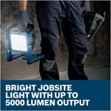 Bosch GLI18V-5000N 18V LED Floodlight Bare Tool with 5000 Lumens - 3