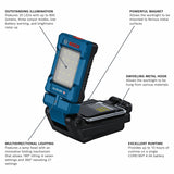Bosch GLI18V-800N 18V Multidirectional LED Worklight Bare Tool with 800 Lumens - 2