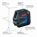 Bosch GLL100-40G Green-Beam Self-Leveling Cross-Line Laser - 2