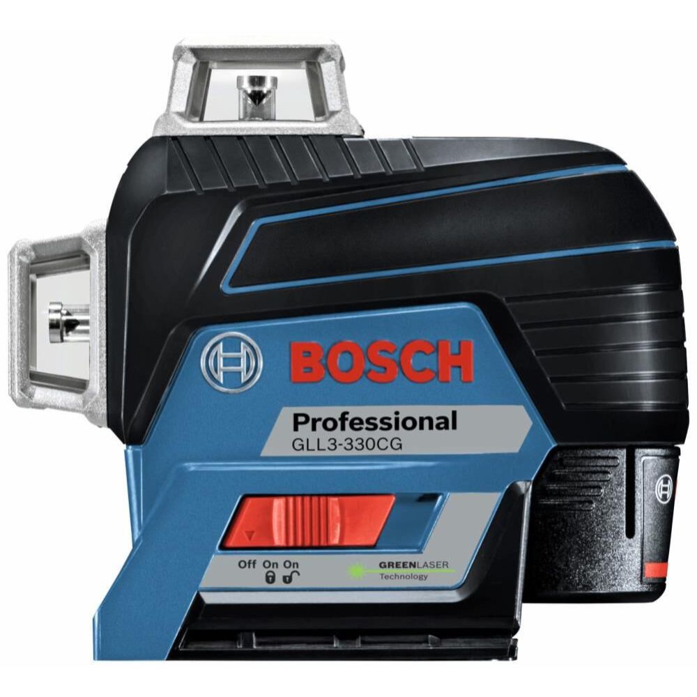 Bosch GLL3-330CG-B 360 Degrees 3 Plane Green Beam Self-Leveling Line Laser Kit - 4