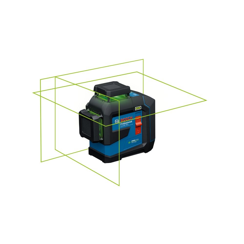 Bosch GLL300-42GL 3.7V 360 Degree Green-Beam Three-Plane Leveling and Alignment Laser with Li-Ion Battery