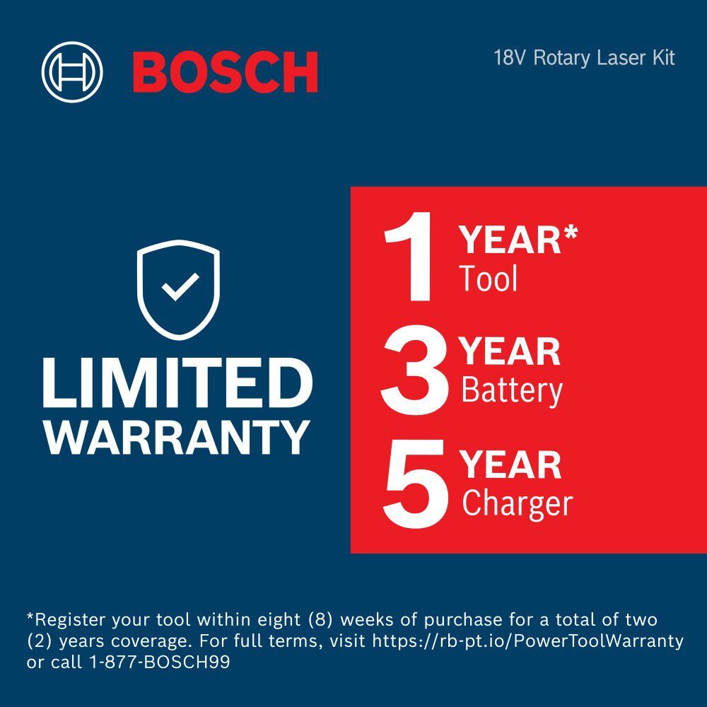 Bosch GLL330-80CGL 18V 360 Degree Connected Green-Beam Three-Plane Leveling and Alignment Laser with (1) 4 Ah Battery - 6