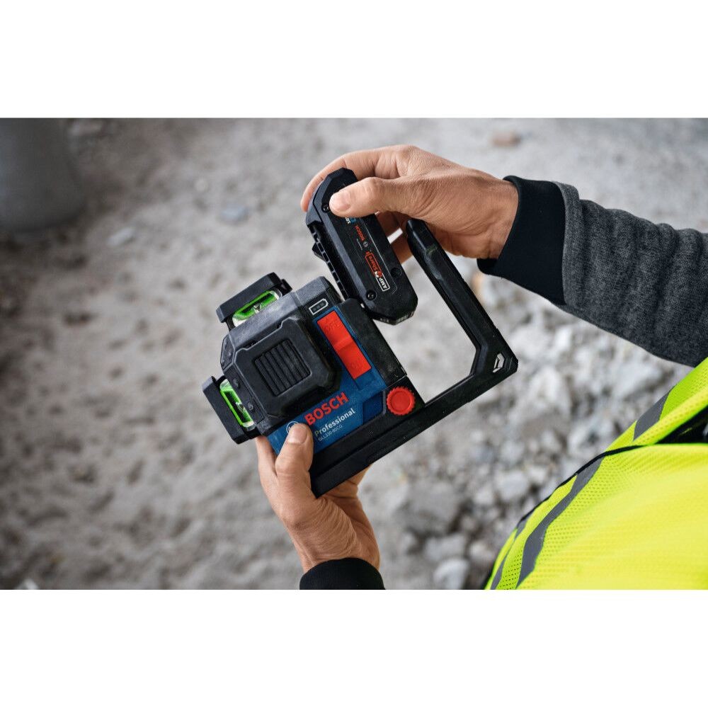 Bosch GLL330-80CGN 18V 360 Degree Connected Green-Beam Three-Plane Leveling and Alignment Laser - 9