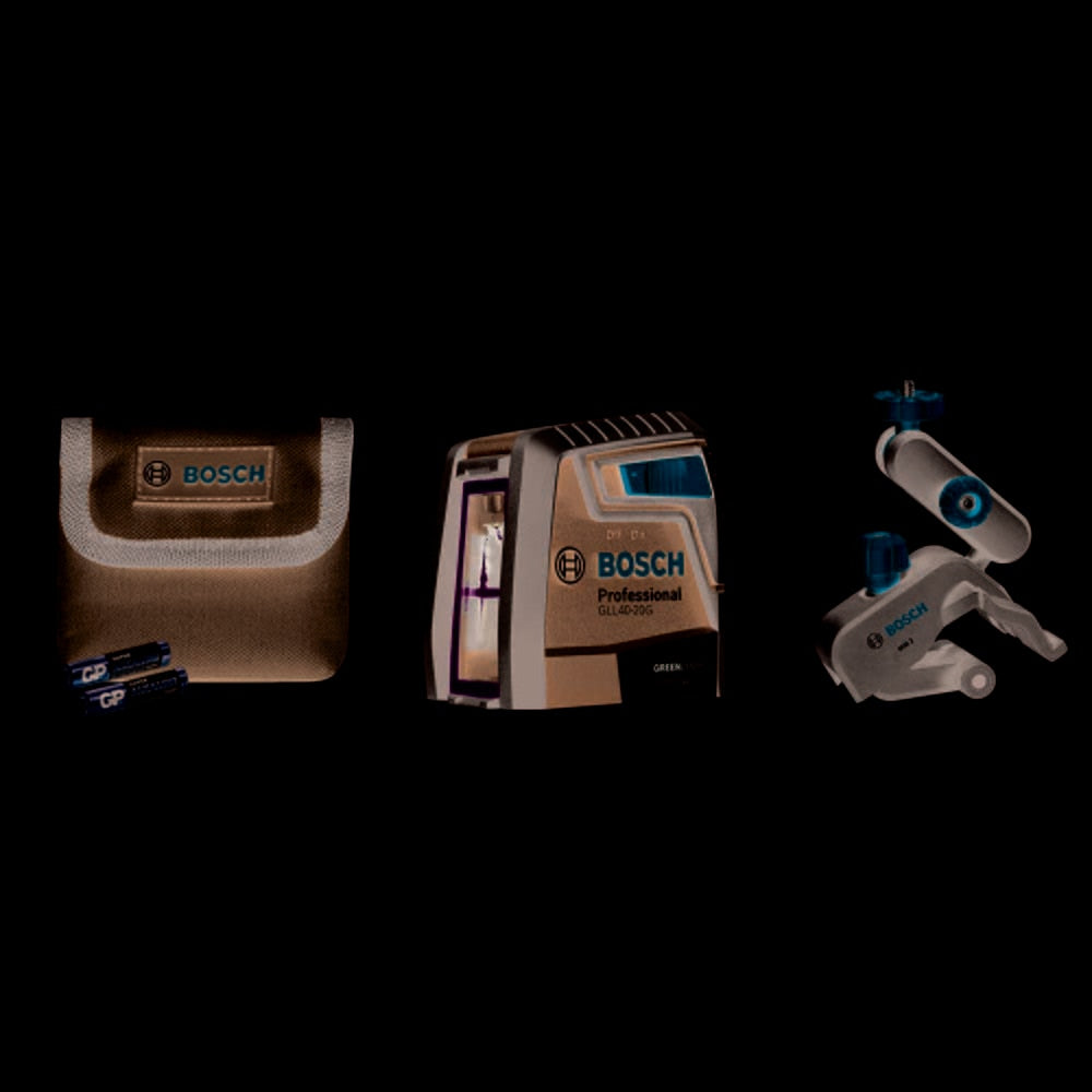 Bosch GLL40-20G Green-Beam Self-Leveling Cross-Line Laser - 3