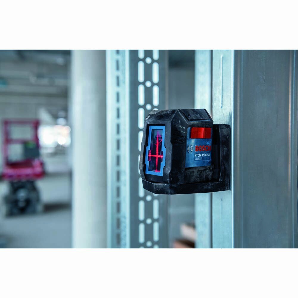 Bosch GLL50-20 1.5V Self-Leveling Cross-Line Laser - Red - 7
