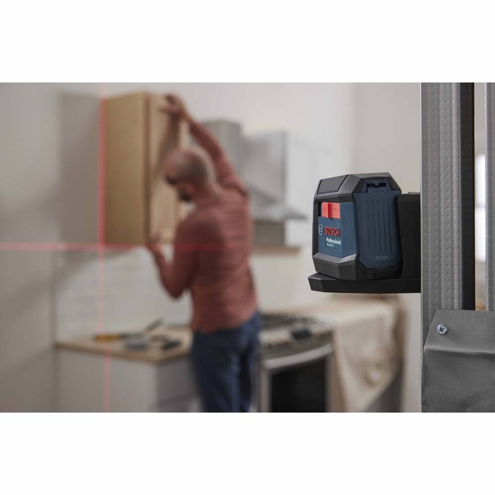 Bosch GLL50-20 1.5V Self-Leveling Cross-Line Laser - Red - 10