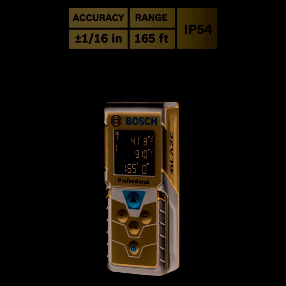 Bosch GLM165-40 BLAZE Pro 165' Laser Distance Measure - 11