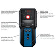 Bosch GMS120-27 Wall Scanner for Wood and Metal Stud and Live Wire Detection (Kit) - 2