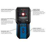 Bosch GMS120-27 Wall Scanner for Wood and Metal Stud and Live Wire Detection (Kit) - 2