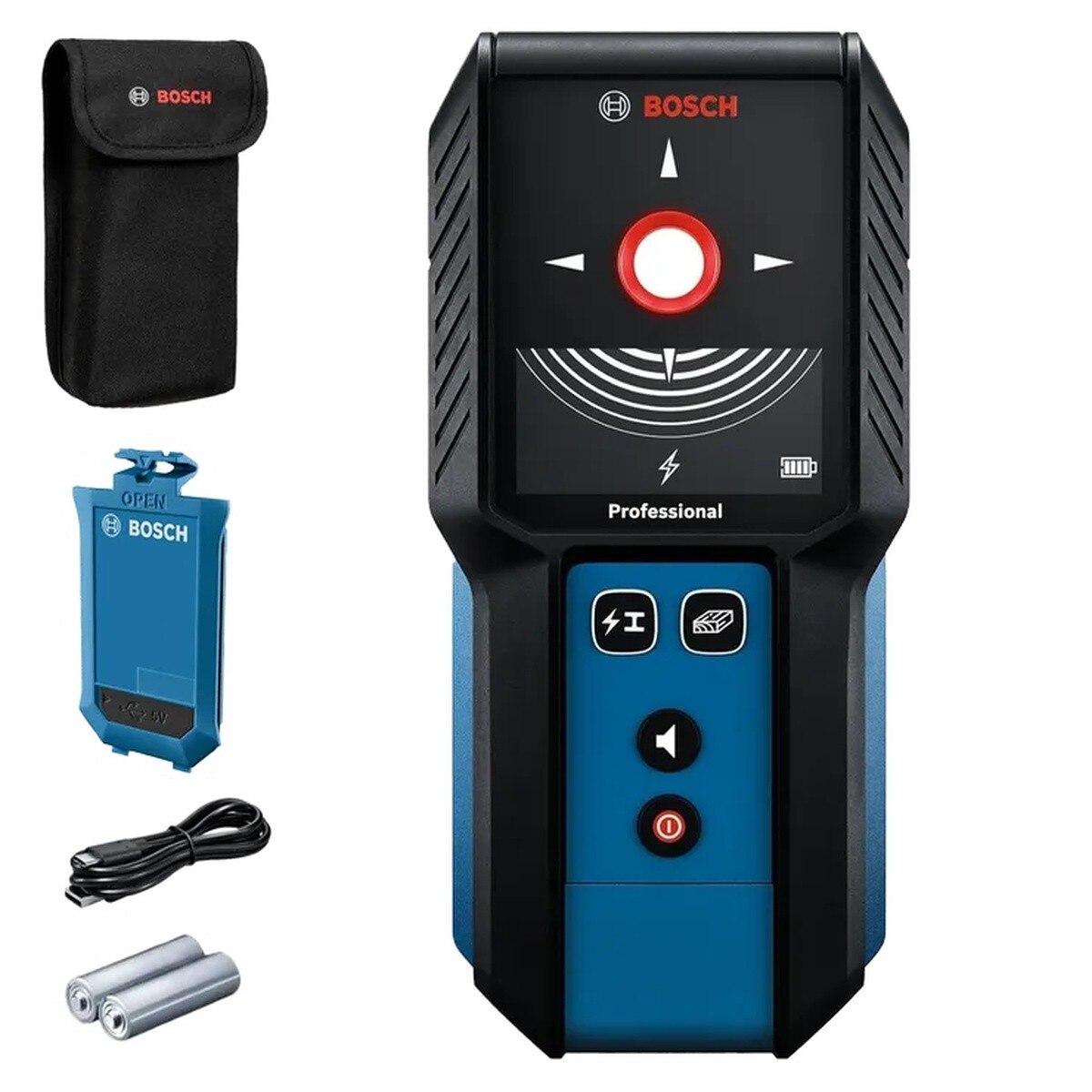 Bosch GMS120-27 Wall Scanner for Wood and Metal Stud and Live Wire Detection (Kit) - 3