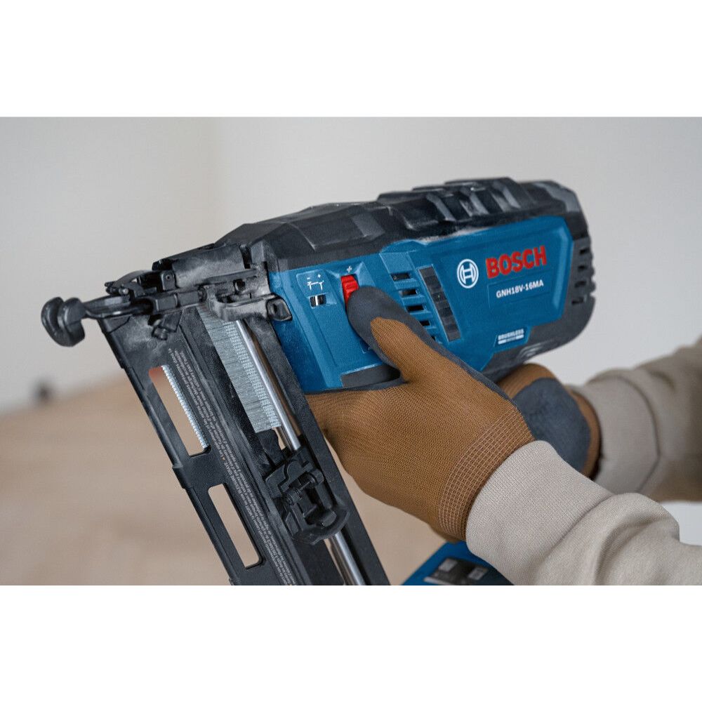 Bosch GNH18V-16MAN 18V Brushless 16-Gauge Angled Finish Nailer (Bare Tool) - 6