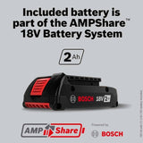 Bosch GOP18V-34B12 18V Brushless Starlock Oscillating Kit w/ (1) 2 Ah Standard Power Battery - 7