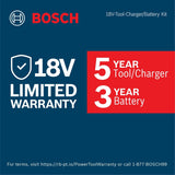 Bosch GRD18V-127B26X 18V 1/2" High Torque Right Angle Drill Kit (2 6Ah Batteries and 1 Charger) - 4