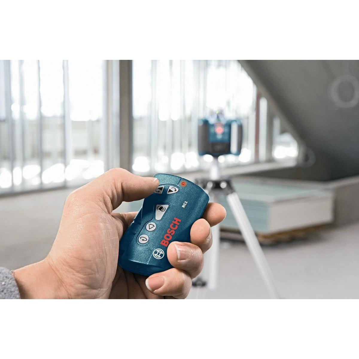 Bosch GRL 300 HVG Self Leveling Green Beam Rotary Laser with Layout Beam and 1000' Range - 5