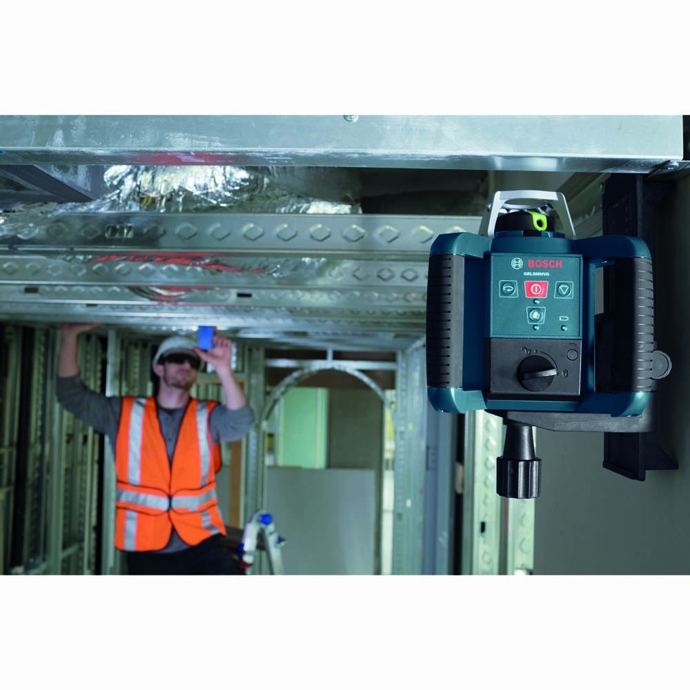Bosch GRL300HVG Self-Leveling Green Rotary Laser with Layout Beam - 4