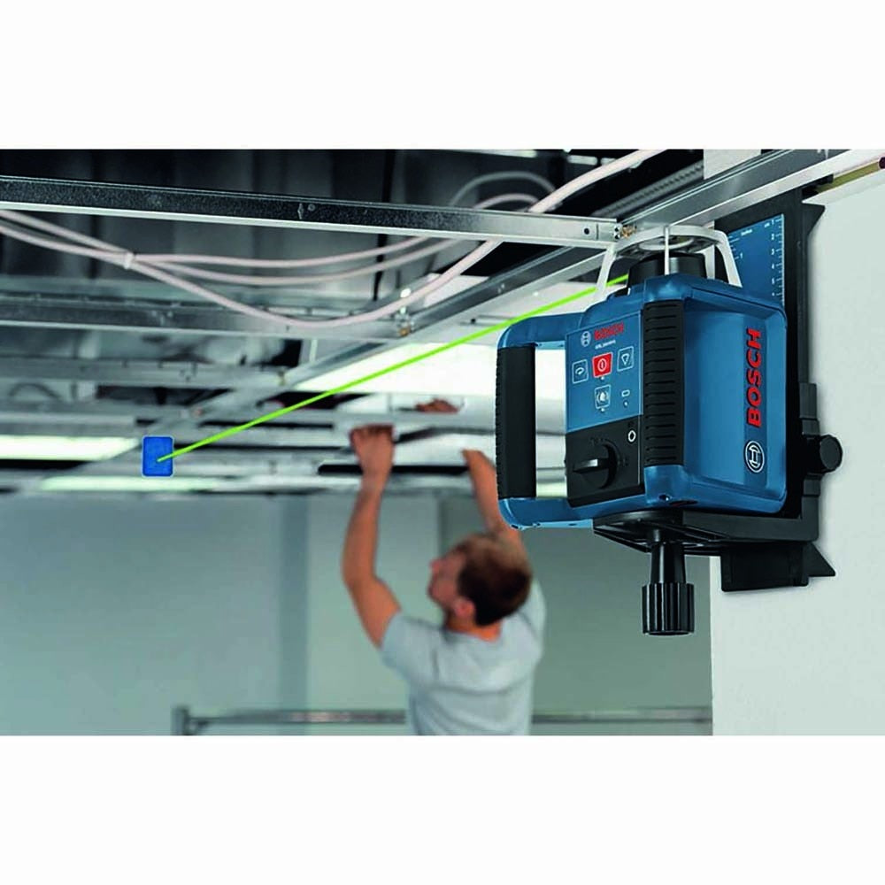 Bosch GRL300HVG Self-Leveling Green Rotary Laser with Layout Beam - 8