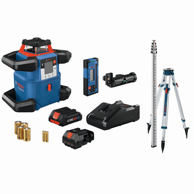 Bosch GRL4000-80CHK 18V REVOLVE4000 Connected Self-Leveling Horizontal Rotary Laser Kit