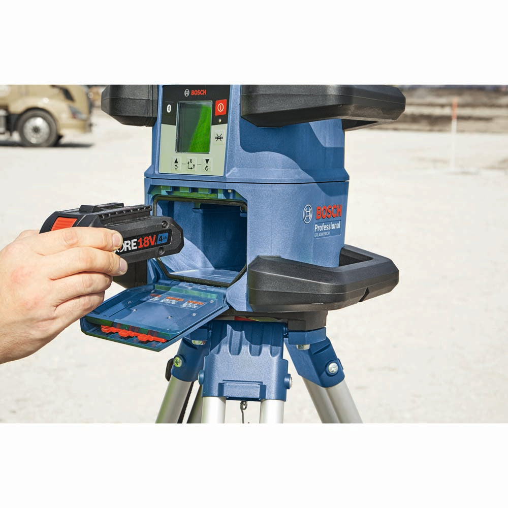 Bosch GRL4000-80CHVK 18V REVOLVE4000 Connected Self-Leveling Horizontal/Vertical Rotary Laser Kit - 5