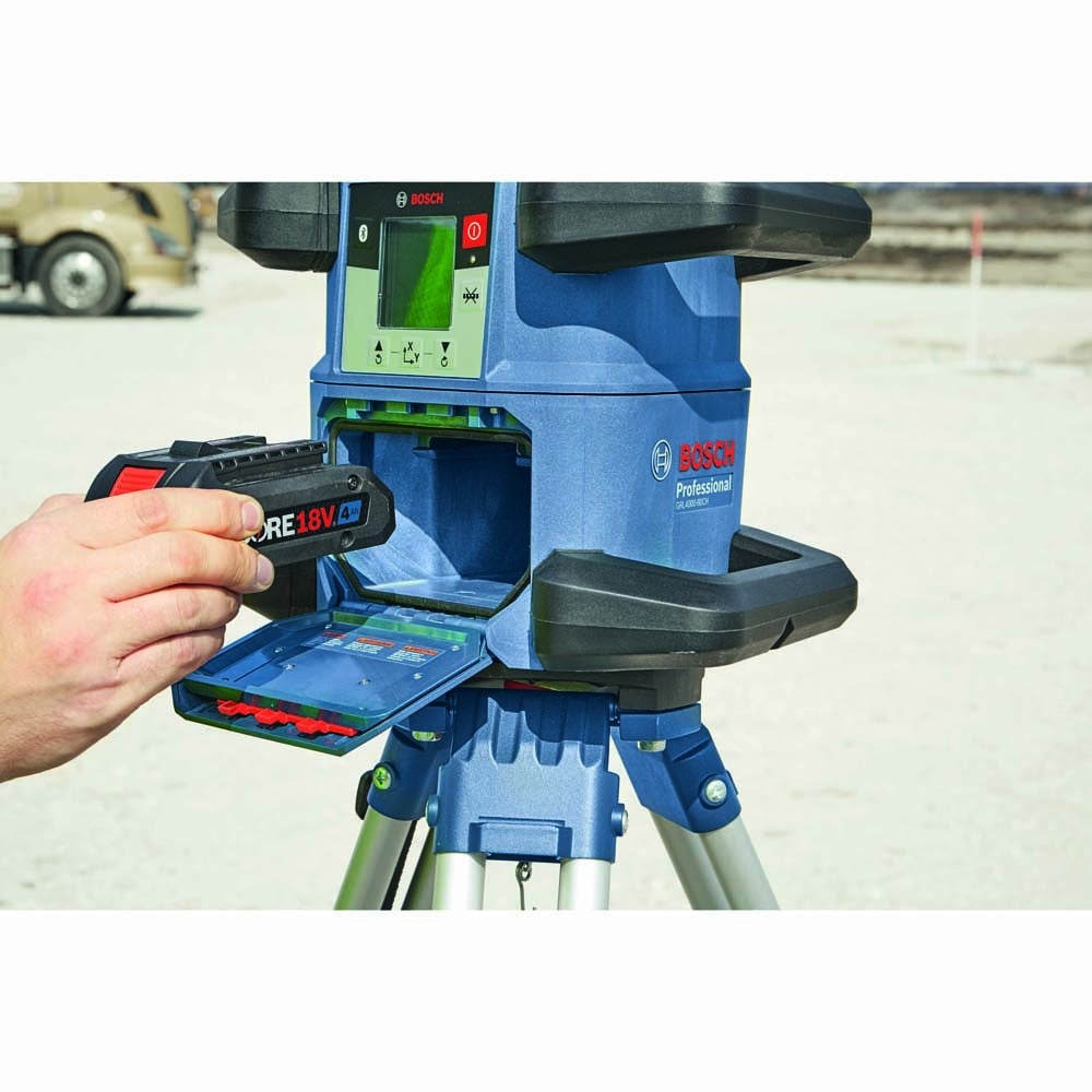 Bosch GRL4000-80CHVK 18V REVOLVE4000 Connected Self-Leveling Horizontal/Vertical Rotary Laser Kit - 5