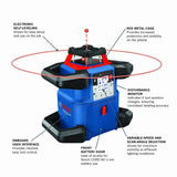 Bosch GRL4000-80CHV 18V REVOLVE4000 Connected Self-Leveling Horizontal/Vertical Rotary Laser - 2
