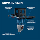 Bosch GRW18V-160N 18V Brushless High Torque Cordless Mixer Bare Tool - 2