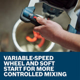 Bosch GRW18V-160N 18V Brushless High Torque Cordless Mixer Bare Tool - 4