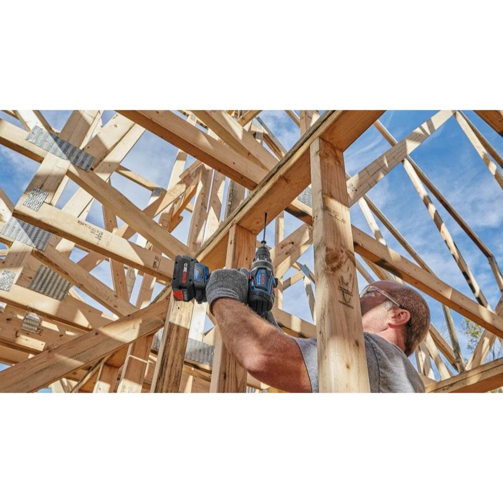 Bosch GSB18V-1330CB14 PROFACTOR 18V Connected-Ready 1/2" Hammer Drill/Driver Kit with (1) CORE18V 8 Ah High Power Battery - 17