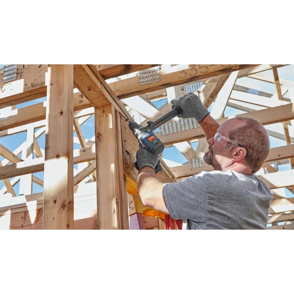 Bosch GSB18V-1330CB14 PROFACTOR 18V Connected-Ready 1/2" Hammer Drill/Driver Kit with (1) CORE18V 8 Ah High Power Battery - 18