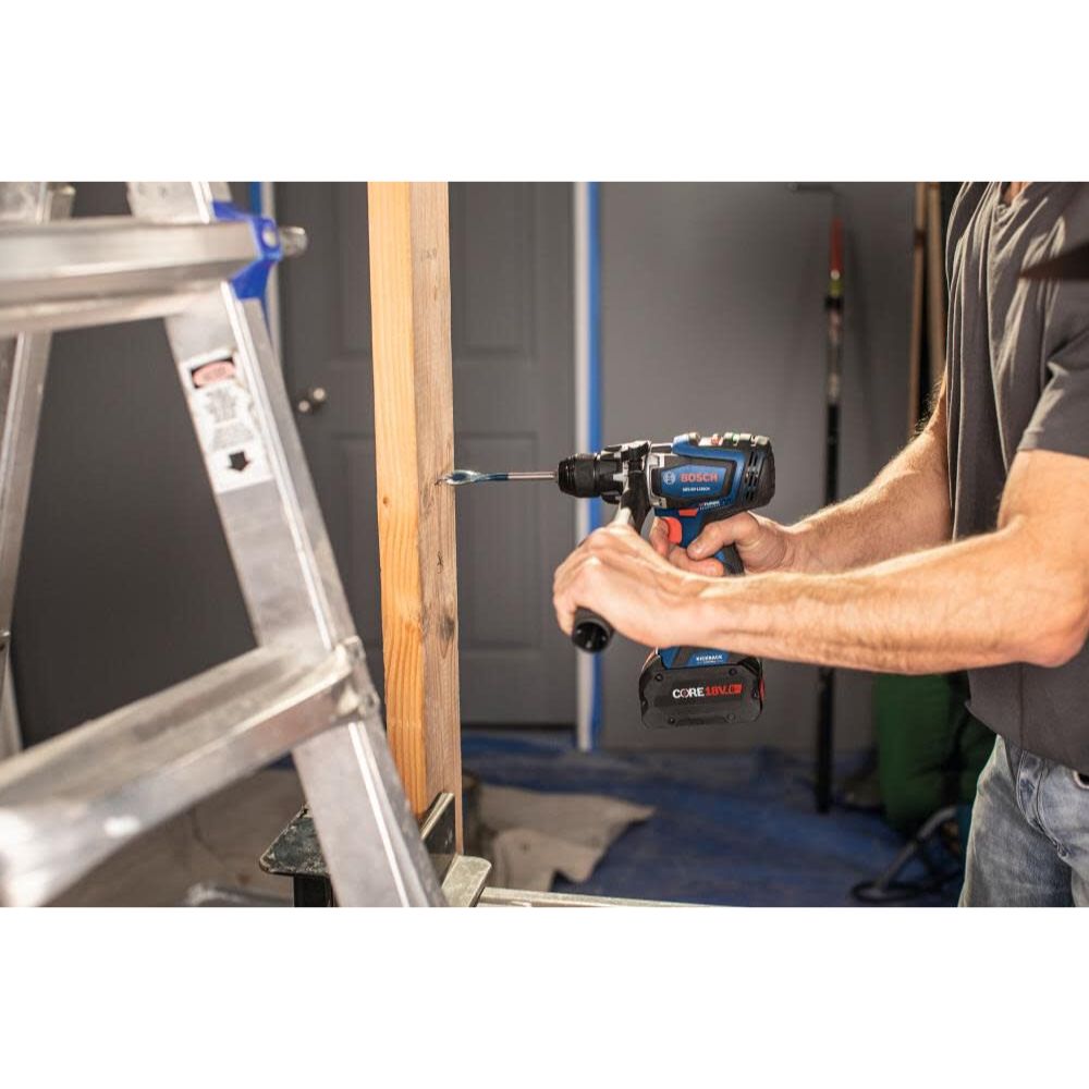 Bosch GSB18V-1330CB14 PROFACTOR 18V Connected-Ready 1/2" Hammer Drill/Driver Kit with (1) CORE18V 8 Ah High Power Battery - 19