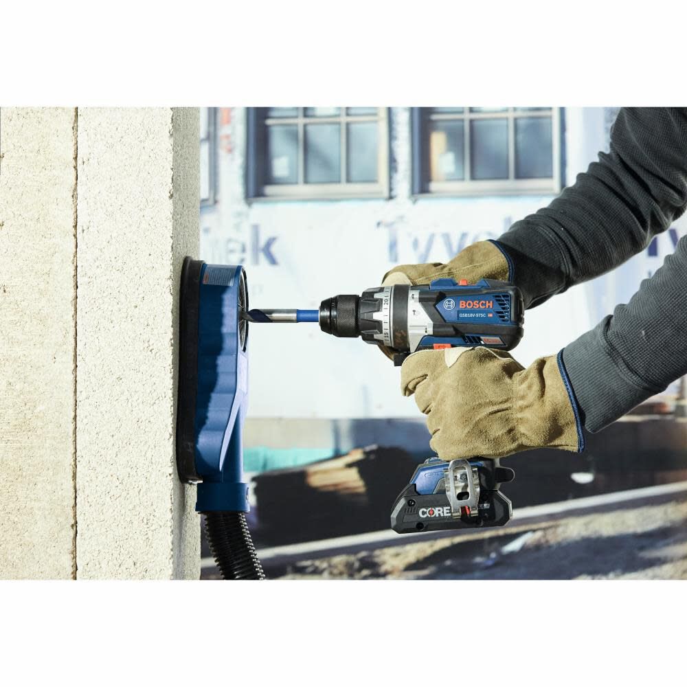 Bosch GSB18V-975CB25 18V Brushless Connected-Ready 1/2 In. Hammer Drill/Driver Kit with (2) CORE18V 4 Ah Advanced Power Batteries - 10