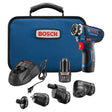 Bosch GSR12V-140FCB22 12V Max Flexiclick 5-In-1 Drill/Driver System