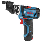 Bosch GSR12V-140FCB22 12V Max Flexiclick 5-In-1 Drill/Driver System - 14