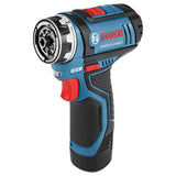 Bosch GSR12V-140FCB22 12V Max Flexiclick 5-In-1 Drill/Driver System - 24