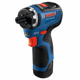 Bosch GSR12V-300HXB22 12V Max Brushless 1/4 In. Hex Two-Speed Screwdriver Kit with (2) 2.0 Ah Batteries - 3