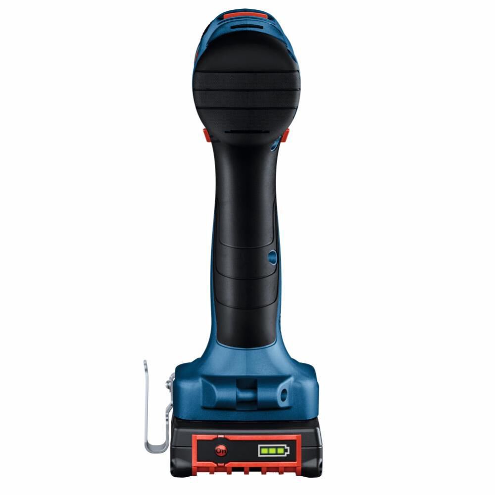 Bosch GSR18V-400B22 18V Compact Brushless 1/2" Drill/Driver Kit with (2) 2.0 Ah SlimPack Batteries - 4