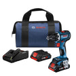 Bosch GSR18V-800CB24 18V Brushless Connected Ready 1/2" Drill Driver Kit with 4 Ah Batteries and Charger (2 Batteries)