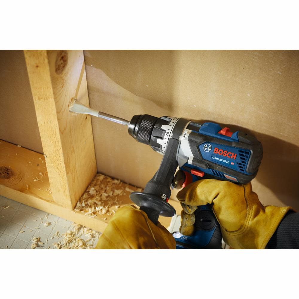 Bosch GSR18V-975CB25 18V Brushless Connected-Ready 1/2 In. Drill/Driver Kit with (2) CORE18V 4 Ah Advanced Power Batteries - 10