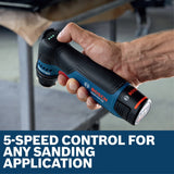 Bosch GSS12V-32N 12V Compact Cordless Brushless 1-1/4" Orbital Sander Bare Tool - 4