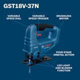 Bosch GST18V-37N 18V Brushless Top-Handle Jig Saw (Bare Tool) - 2