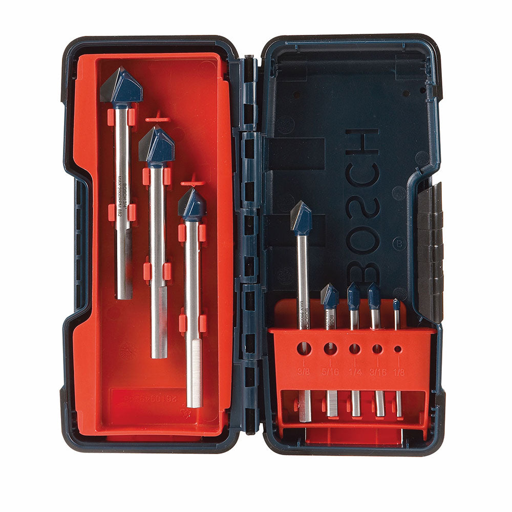 Bosch GT3000 8 Piece Glass and Tile Bit Set