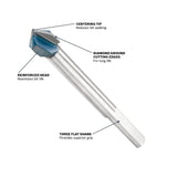 Bosch GT400 5/16" Carbide Tipped Glass and Tile Bit - 2
