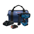 Bosch GTH18V-18MB12 18V Brushless 18-Gauge Narrow Crown Stapler Kit with (1) 2 Ah Standard Power Battery