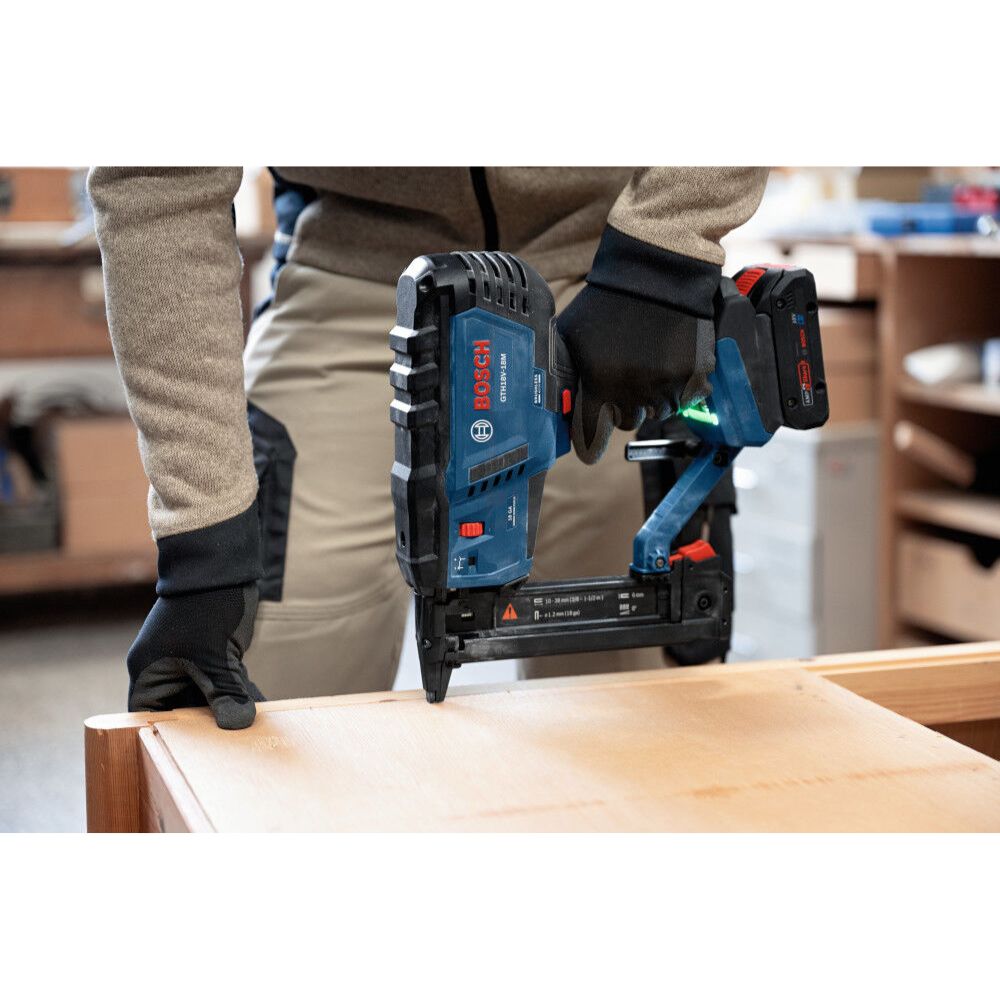 Bosch GTH18V-18MN 18V Brushless 18-Gauge Narrow Crown Stapler (Bare Tool) - 8