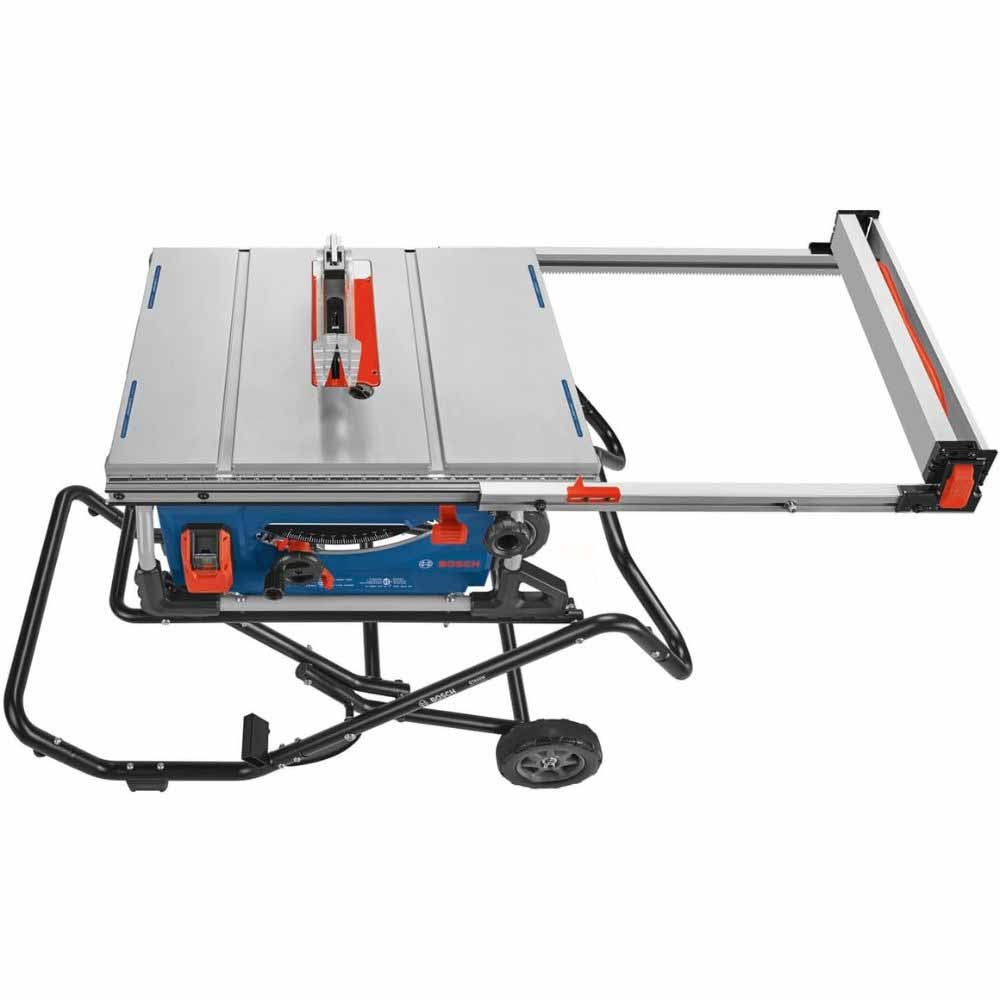 Bosch GTS15-10 15 Amp 10" Jobsite Table Saw with Gravity Rise Wheeled Stand - 7