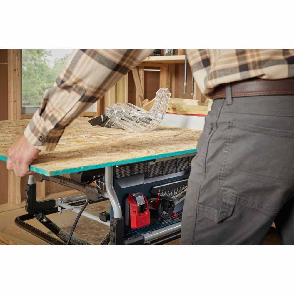 Bosch GTS15-10 15 Amp 10" Jobsite Table Saw with Gravity Rise Wheeled Stand - 15