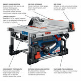 Bosch GTS18V-08N PROFACTOR 18V 8-1/4"  Portable Table Saw (Bare Tool) - 2